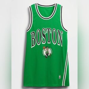 New NBA Boston Celtics Jersey Mini Dress With Pockets Size M